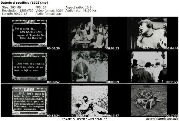 Datorie şi sacrificiu (1925) (Scurtmetraj ) - marianvo - Filme rom�nesti - Romanian Movies