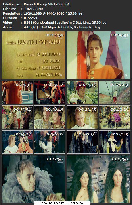 De-as fi Harap Alb (1965) - sasadoru - Filme rom�nesti - Romanian Movies
