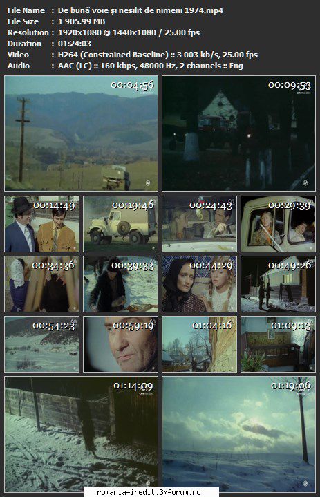 De buna voie si nesilit de nimeni (1974) - sasadoru - Filme rom�nesti - Romanian Movies