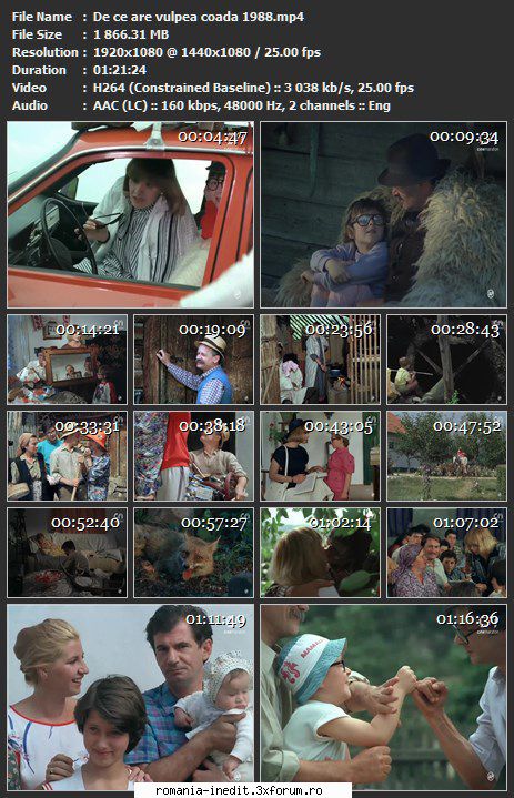 De ce are vulpea coada (1988) - sasadoru - Filme rom�nesti - Romanian Movies