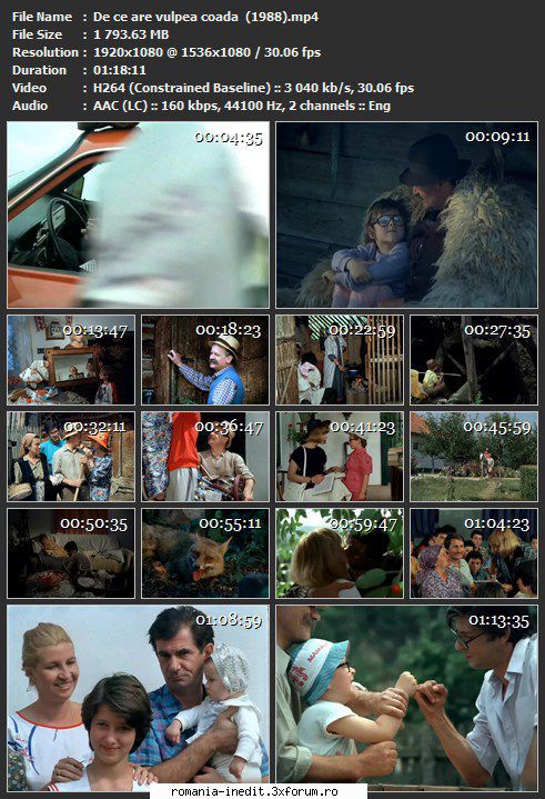 De ce are vulpea coada (1988) - sasadoru - Filme rom�nesti - Romanian Movies