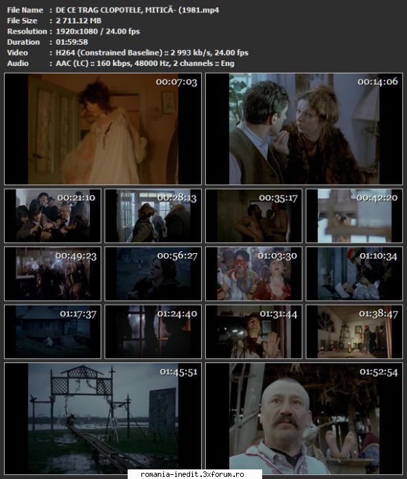 De ce trag clopotele, Mitica? (1981) - sasadoru - Filme rom�nesti - Romanian Movies