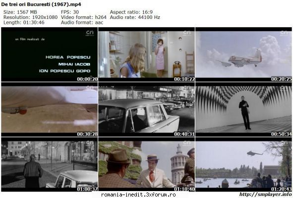 De trei ori Bucuresti (1967) - marianvo - Filme rom�nesti - Romanian Movies