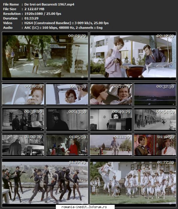 De trei ori Bucuresti (1967) - sasadoru - Filme rom�nesti - Romanian Movies