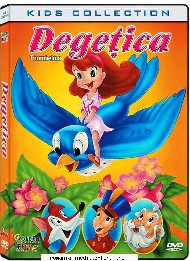 Degetica [romana] - Degetica / Thumbelina DVDRip [ Audio Romana ] - Filme pentru copii - Movies for kids