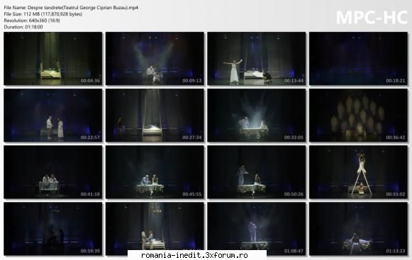 Despre tandrete(Teatrul George Ciprian Buzau) - de MateiVisniec regia - Teatru rom�nesc - Romanian Theater