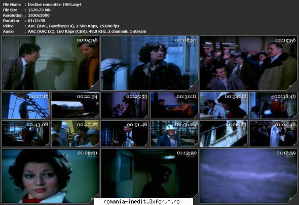 Destine romantice (1981) - sasadoru - Filme rom�nesti - Romanian Movies