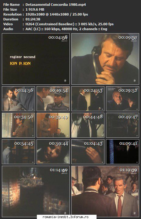 Detasamentul Concordia (1980) - sasadoru - Filme rom�nesti - Romanian Movies