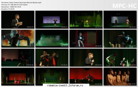 Die(t) (Teatrul Municipal Bacovia Bacău) - Regie, coregrafie și - Teatru rom�nesc - Romanian Theater
