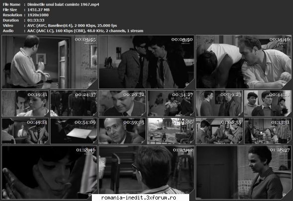 Diminetile unui baiat cuminte (1966) - sasadoru - Filme rom�nesti - Romanian Movies
