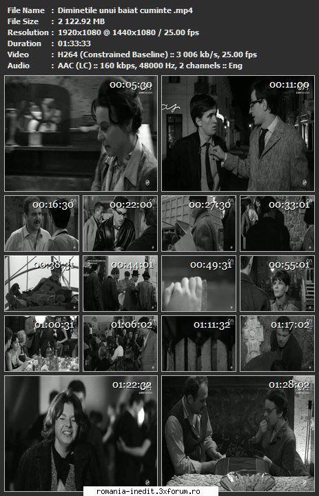 Diminetile unui baiat cuminte (1966) - sasadoru - Filme rom�nesti - Romanian Movies