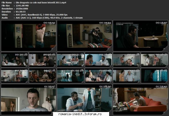 Din dragoste cu cele mai bune intenţii (2011) - sasadoru - Filme rom�nesti - Romanian Movies