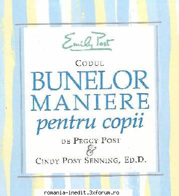 Din litereratura contemporana pentru copii - Codul bunelor maniere pentru copii - Carti pentru copii - Books