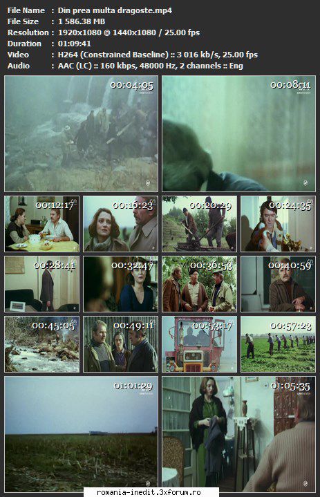 Din prea multa dragoste (1986) - sasadoru - Filme rom�nesti - Romanian Movies