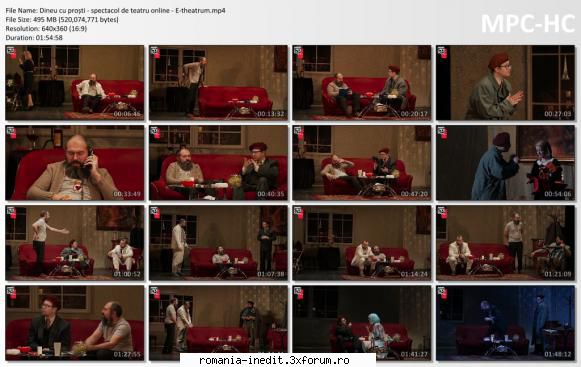 Dineu cu prosti (Teatrul Ateneu Iasi) - REGIZOR Sebastian Bădăr - Teatru rom�nesc - Romanian Theater