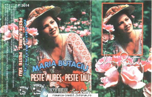 Discografia Mariei Butaciu - Peste Mureș, Peste Tău - Muzica populara romaneasca - Romanian folk