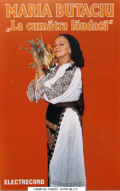 Discografia Mariei Butaciu - La Cumătra Lăudată - Muzica populara romaneasca - Romanian folk