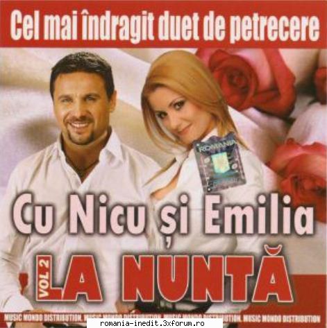 Discografie Nicu Paleru - Cu Nicu si Emilia la nunta vol. ) - Muzica populara romaneasca - Romanian folk