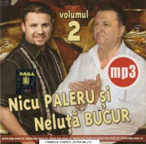 Discografie Nicu Paleru - Nicu Paleru si Neluta Bucur Mp3 vol. 2 - Muzica populara romaneasca - Romanian folk