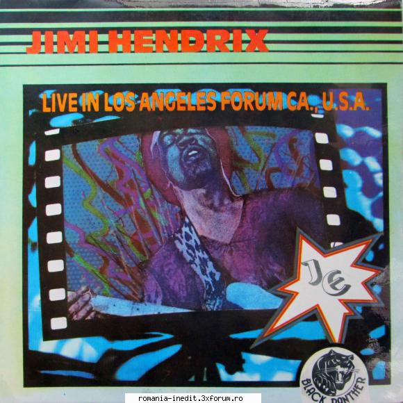 Discuri vinil cu muzica internationala - Raritati - Jimi Hendrix - Live in Los - International MP3 albums