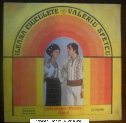 Discuri vinil cu muzica populara - Raritati - Ileana Ciuculete si - Muzica populara romaneasca - Romanian folk