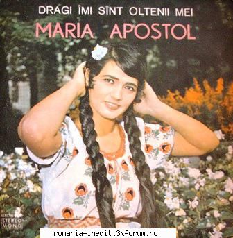 Discuri vinil cu muzica populara - Raritati - Maria Apostol - Dra - Muzica populara romaneasca - Romanian folk