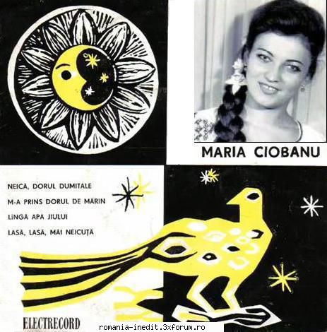 Discuri vinil cu muzica populara - Raritati - Maria Ciobanu - Nei - Muzica populara romaneasca - Romanian folk