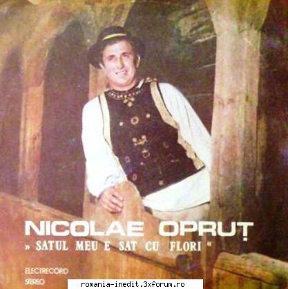 Discuri vinil cu muzica populara - Raritati - Nicolae Oprut - Sat - Muzica populara romaneasca - Romanian folk
