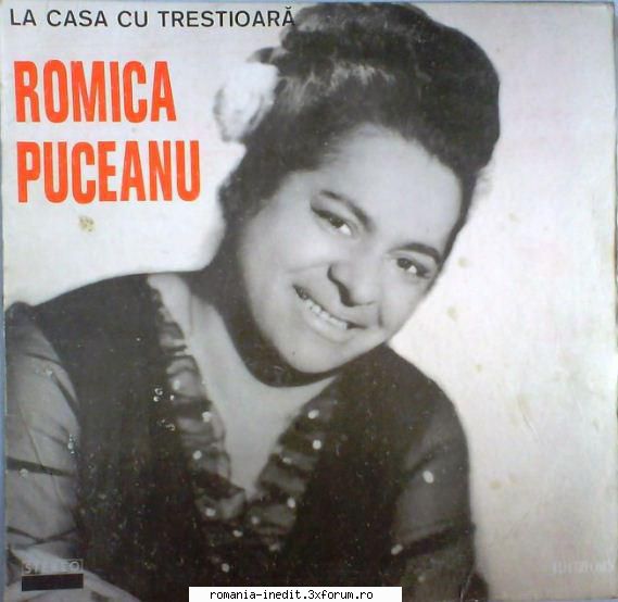Discuri vinil cu muzica populara - Raritati - Romica Puceanu - La - Muzica populara romaneasca - Romanian folk