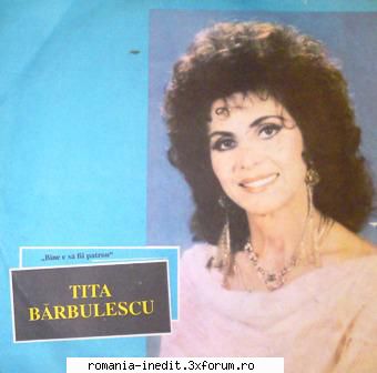 Discuri vinil cu muzica populara - Raritati - Tita Barbulescu - B - Muzica populara romaneasca - Romanian folk