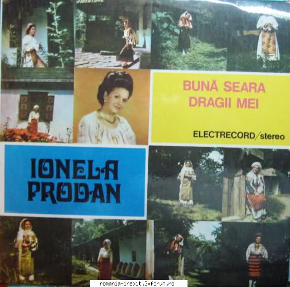 Discuri vinil cu muzica populara - Raritati - Ionela Prodan - Bun - Muzica populara romaneasca - Romanian folk