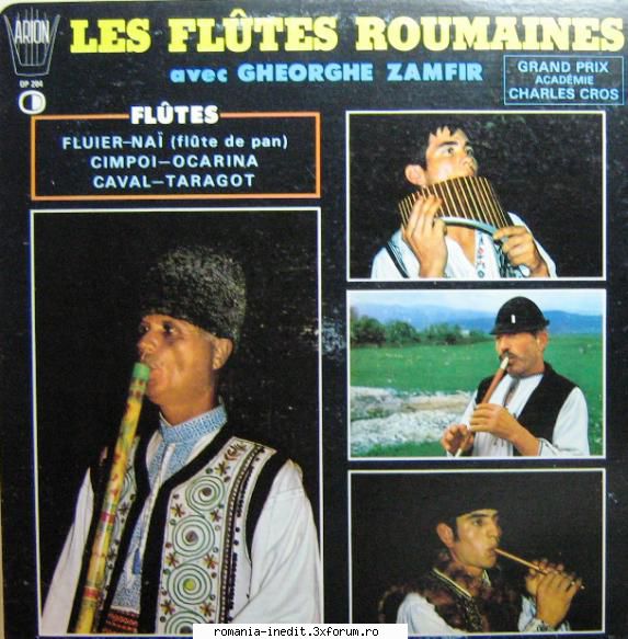 Discuri vinil cu muzica populara - Raritati - Les fl�tes roumaine - Muzica populara romaneasca - Romanian folk