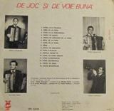 Discuri vinil cu muzica populara - Raritati - De joc si de voie b - Muzica populara romaneasca - Romanian folk