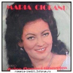 Discuri vinil cu muzica populara - Raritati - Maria Ciobanu - Dul - Muzica populara romaneasca - Romanian folk