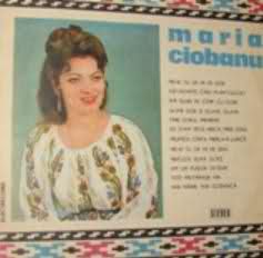 Discuri vinil cu muzica populara - Raritati - Maria Ciobanu - Fir - Muzica populara romaneasca - Romanian folk