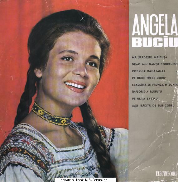 Discuri vinil cu muzica populara - Raritati - Angela Buciu 01.Ma - Muzica populara romaneasca - Romanian folk