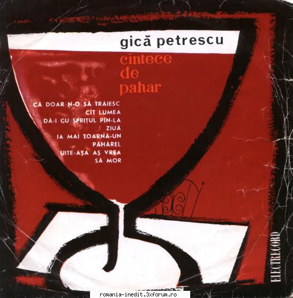 Discuri vinil cu muzica populara - Raritati - Gica Petrescu - Can - Muzica populara romaneasca - Romanian folk