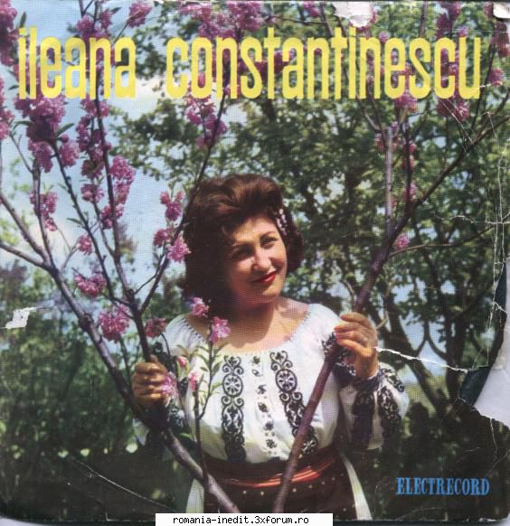 Discuri vinil cu muzica populara - Raritati - Ileana Constantines - Muzica populara romaneasca - Romanian folk