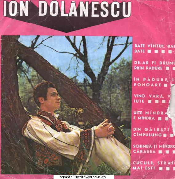 Discuri vinil cu muzica populara - Raritati - Ion Dolanescu 1. Ba - Muzica populara romaneasca - Romanian folk