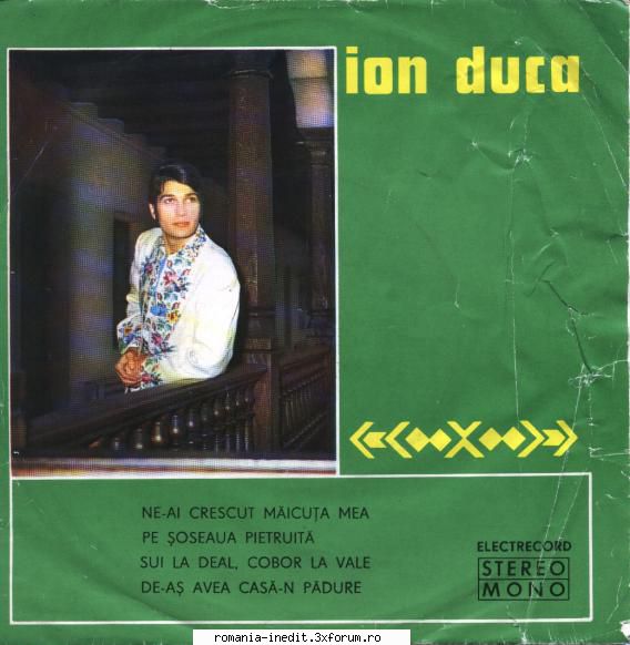Discuri vinil cu muzica populara - Raritati - Ion Duca 1. Ne-ai c - Muzica populara romaneasca - Romanian folk