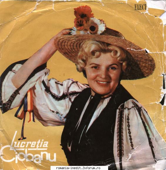 Discuri vinil cu muzica populara - Raritati - Lucretia Ciobanu 01 - Muzica populara romaneasca - Romanian folk