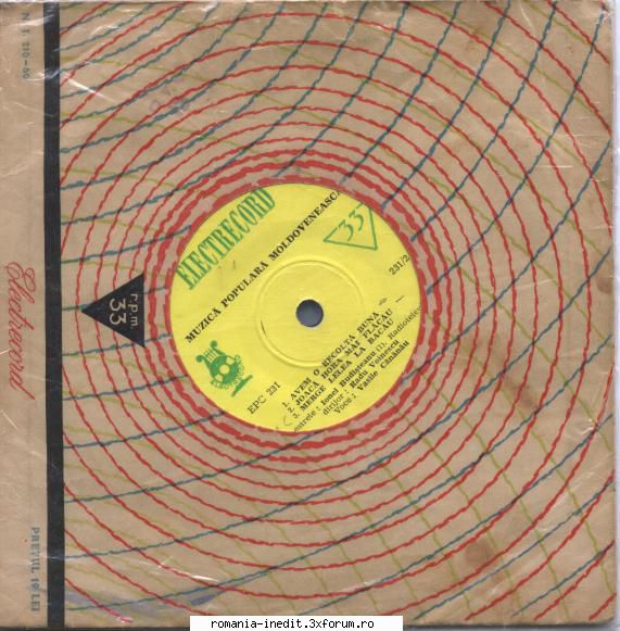 Discuri vinil cu muzica populara - Raritati - Muzica Populara Mol - Muzica populara romaneasca - Romanian folk