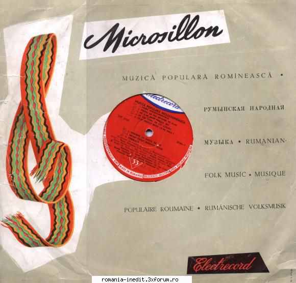 Discuri vinil cu muzica populara - Raritati - Muzica Populara Mol - Muzica populara romaneasca - Romanian folk
