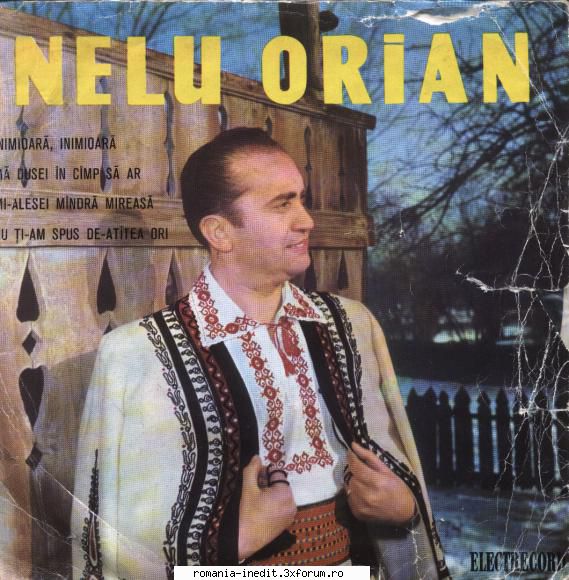 Discuri vinil cu muzica populara - Raritati - Nelu Orian 01.Inimi - Muzica populara romaneasca - Romanian folk