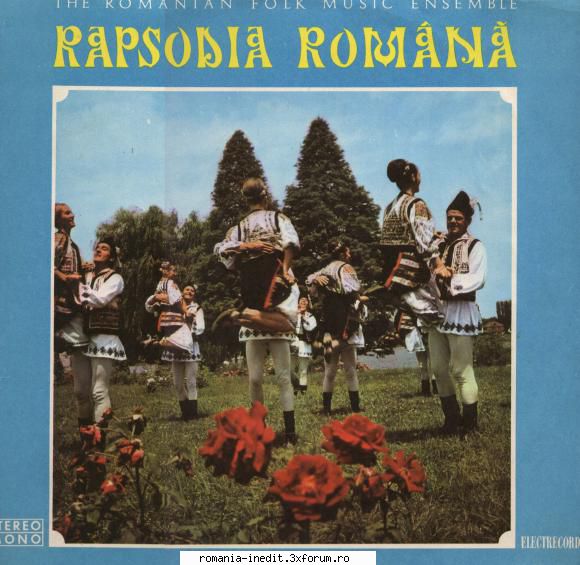 Discuri vinil cu muzica populara - Raritati - Ansamblul Rapsodia - Muzica populara romaneasca - Romanian folk