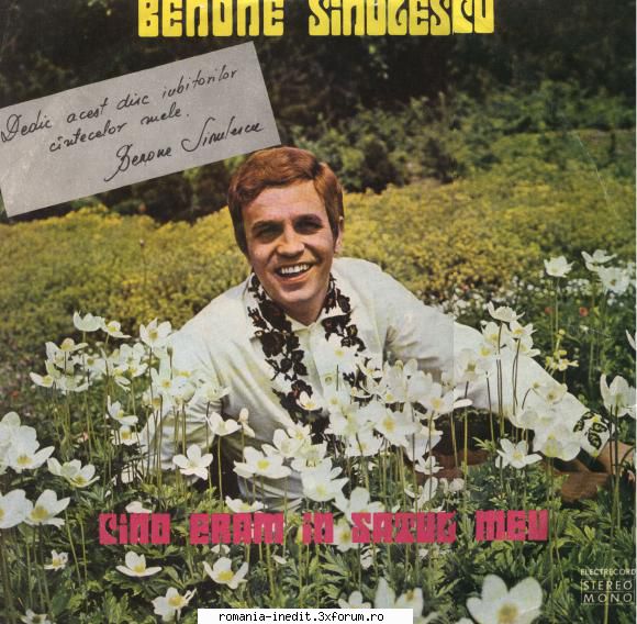 Discuri vinil cu muzica populara - Raritati - Benone Sinulescu Be - Muzica populara romaneasca - Romanian folk