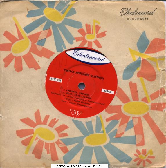 Discuri vinil cu muzica populara - Raritati - Cantece Populare Ol - Muzica populara romaneasca - Romanian folk