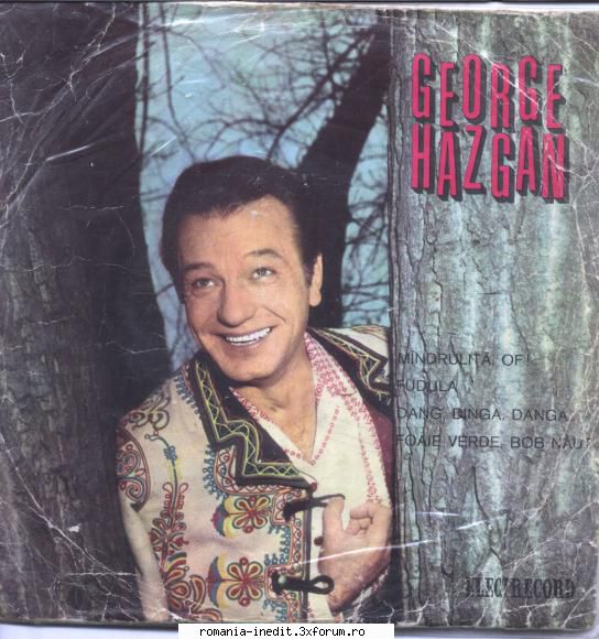 Discuri vinil cu muzica populara - Raritati - George Hazgan Georg - Muzica populara romaneasca - Romanian folk