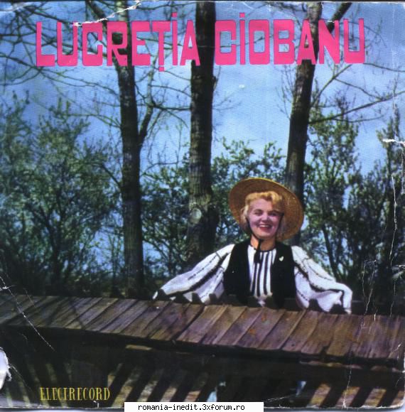 Discuri vinil cu muzica populara - Raritati - Lucretia Ciobanu Lu - Muzica populara romaneasca - Romanian folk