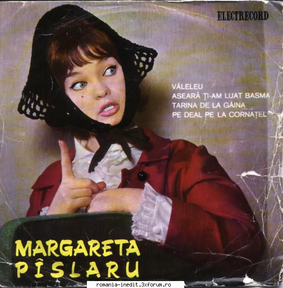 Discuri vinil cu muzica populara - Raritati - Margareta Paslaru 4 - Muzica populara romaneasca - Romanian folk